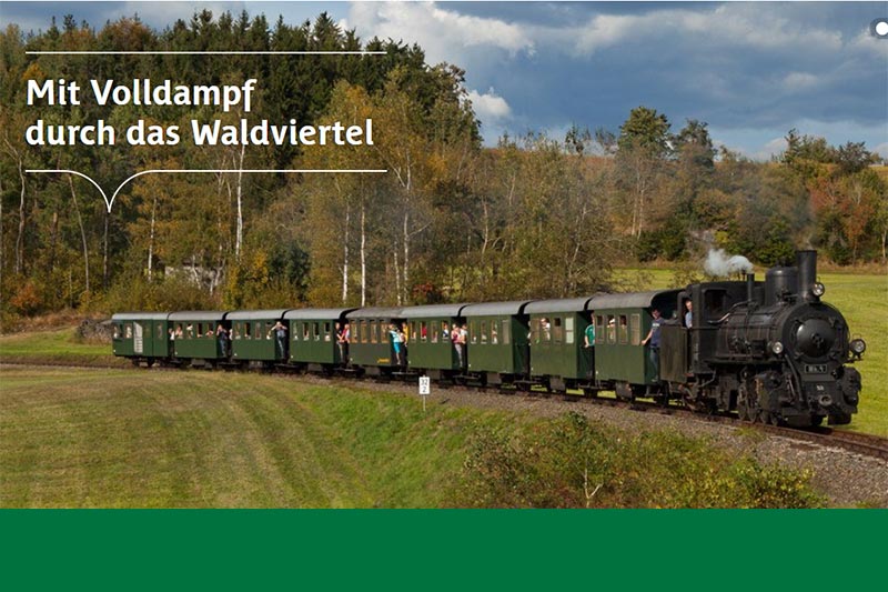 Imagefoto Waldviertelbahn